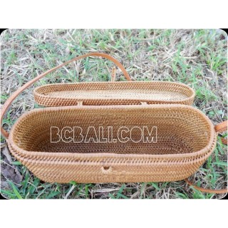 handmade handbag rattan grass women fashion antiq